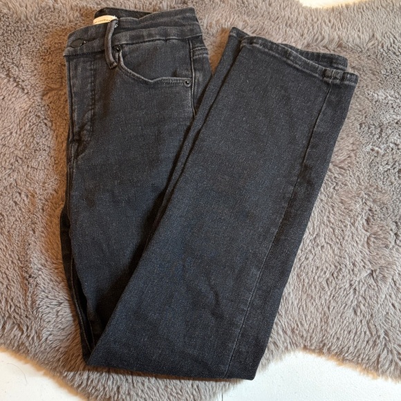 Good American Denim - Good American Black Straight Leg Jeans